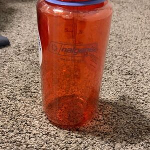 Nalgene Orange Wide Mouth Water Bottle